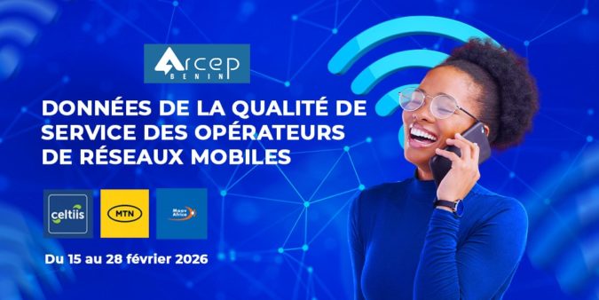 Arcep Bénin image données qualité de service des opérateurs mtn, moov, celtiis