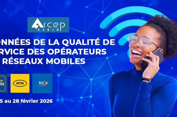 Arcep Bénin image données qualité de service des opérateurs mtn, moov, celtiis