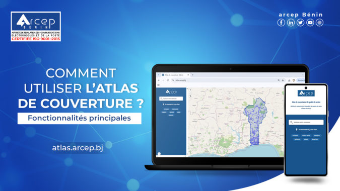 Arcep Bénin comment utiliser l’Atlas de couverture banner