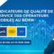 Arcep Bénin image pour indicateurs de qualité de service (QoS) du 30 mai au 05 juin 2026