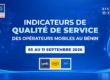 Arcep Bénin image pour indicateurs de qualité de service (QoS) du 05 au 11 septembre 2026